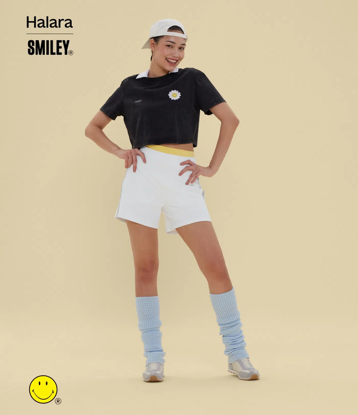 Lyckera X Smiley® SoftlyZero luftig superhög midja 2-i-1 InstantCool yoga shorts 5&