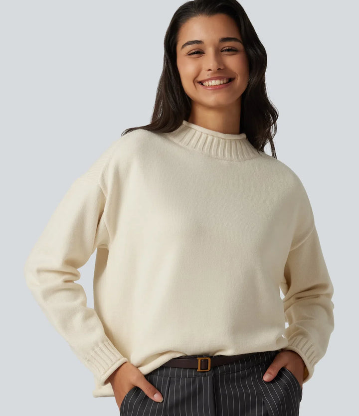 Halvpolo långärmad arbetströja