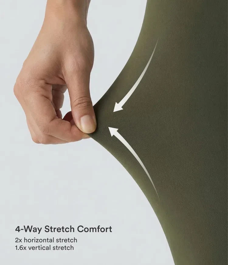 DayStretch med hög midja cargoficka smal yogaleggings