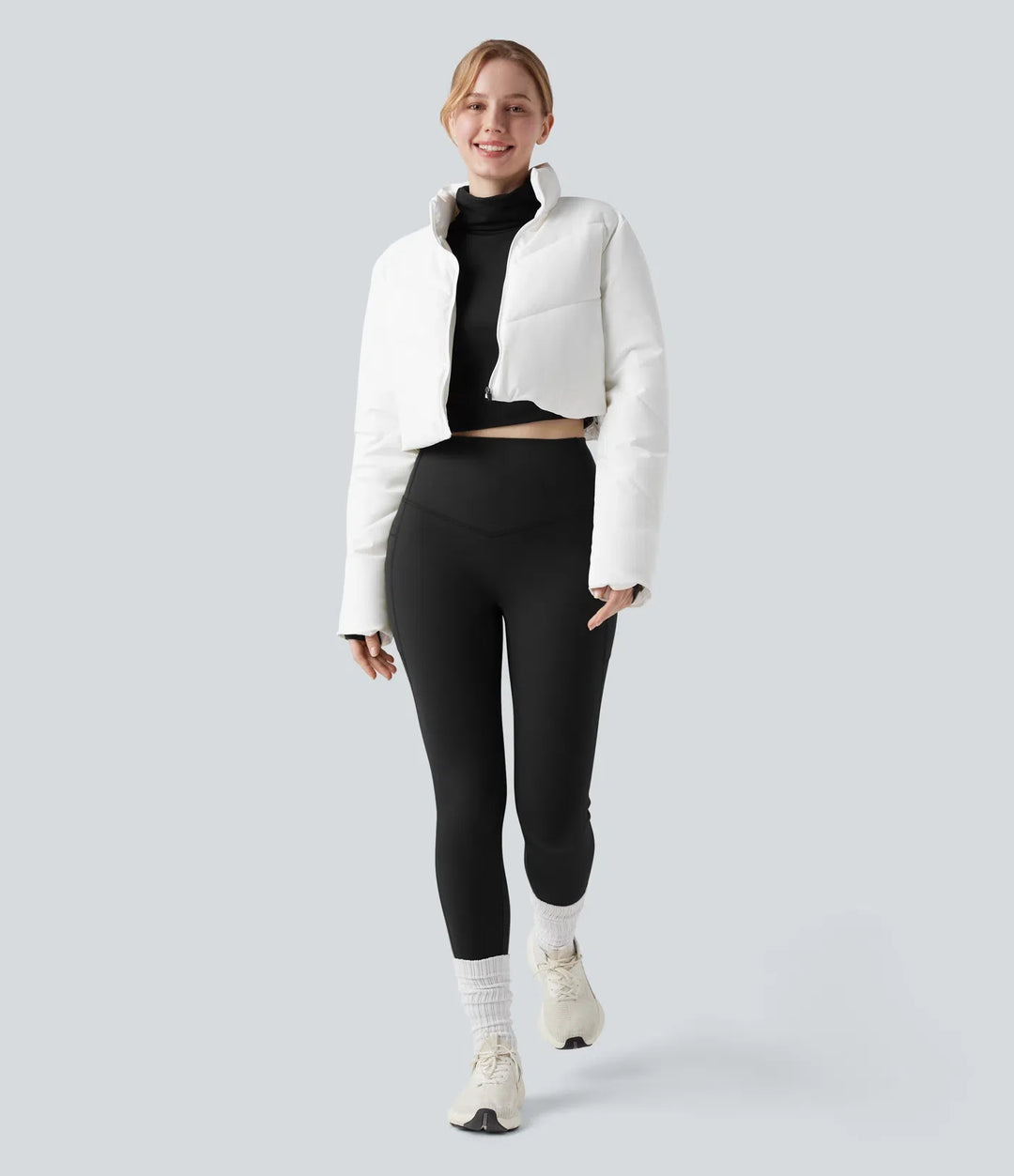 Lyckera UltraSculpt extra Heat högmidjad magkontroll formande yogaleggings med fickor
