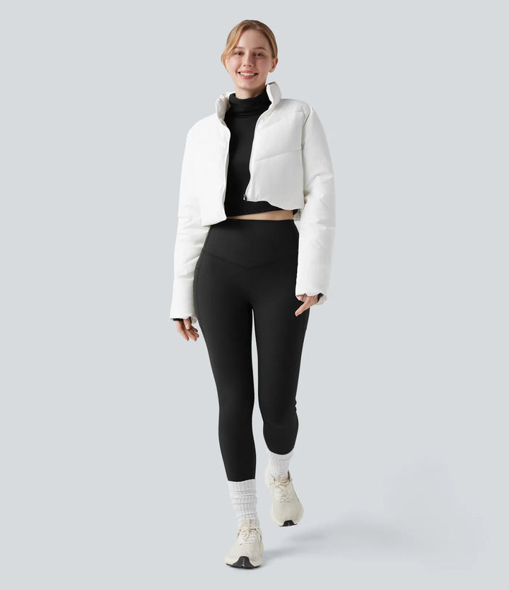 Lyckera UltraSculpt extra Heat högmidjad magkontroll formande yogaleggings med fickor