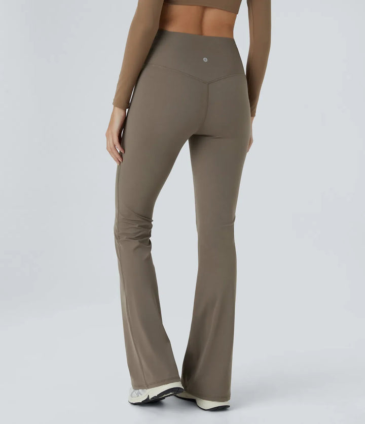 Lyckera UltraSculpt högmidjad magkontroll formande yoga utsvängd leggings