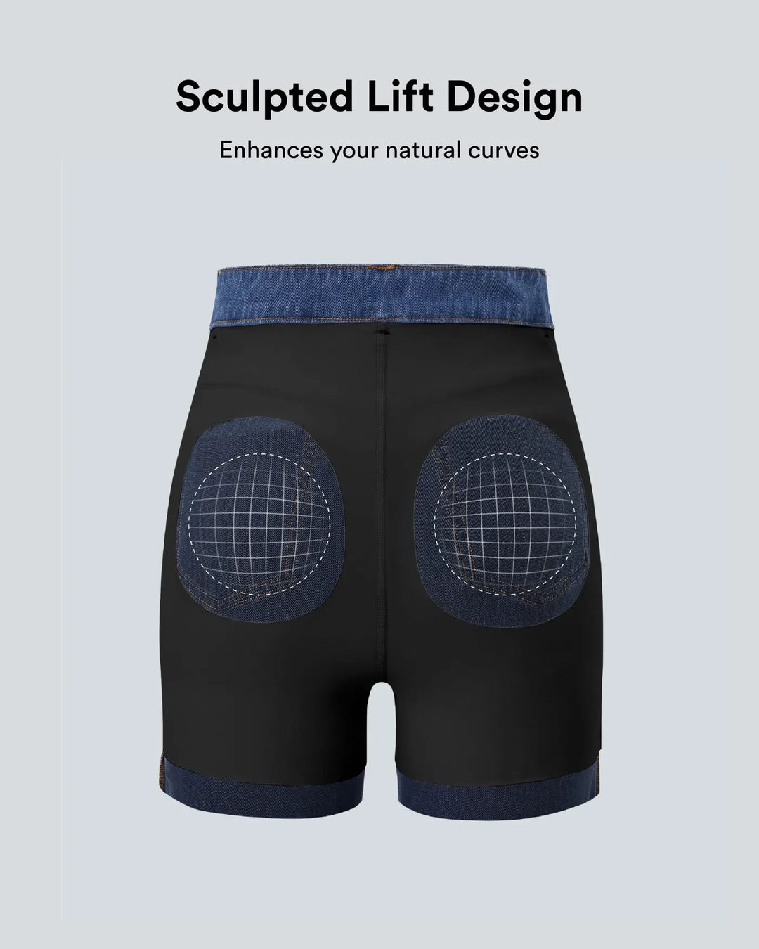 Halara Flex med hög midja formad lyft design raka ben vardagsjeans med fickor