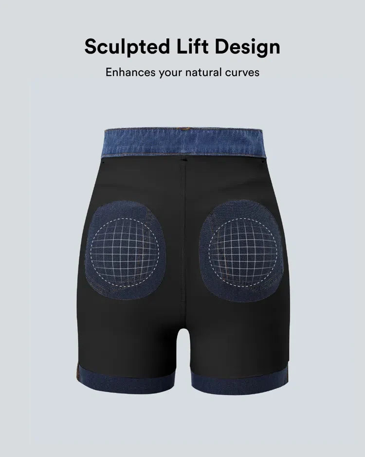 Halara Flex med hög midja formad lyft design raka ben vardagsjeans med fickor