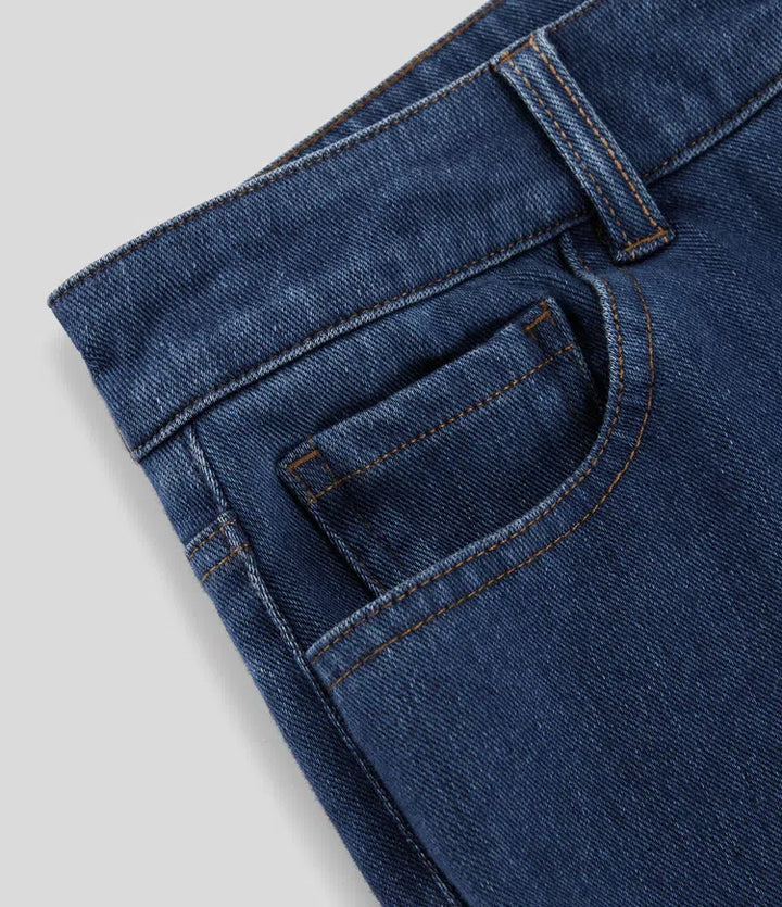 Halara Flex med medelhög midja fickor för vardag bootcut jeans