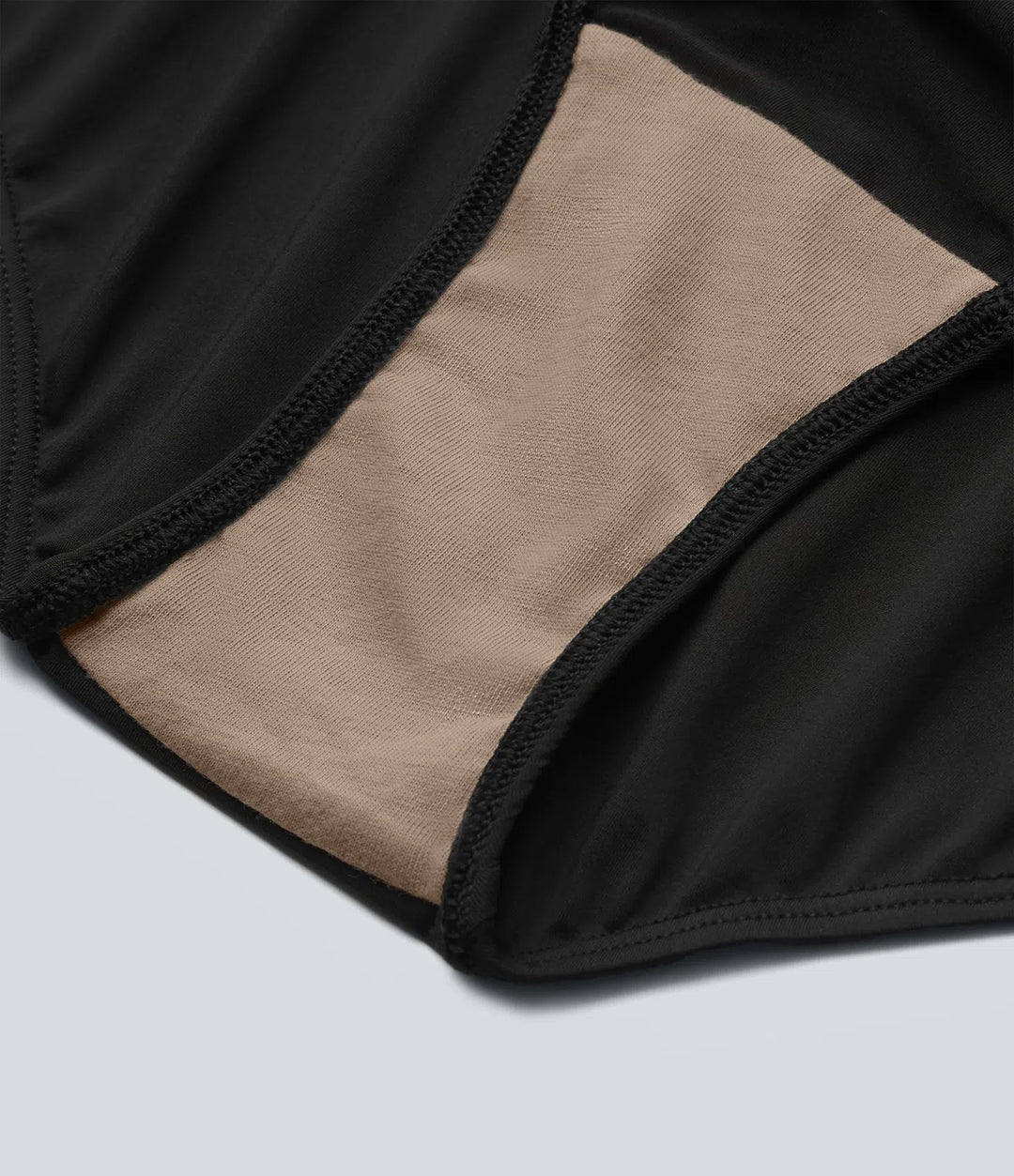 Högmidjad rynkat inbyggd underkläder vardagsshorts 2.5&