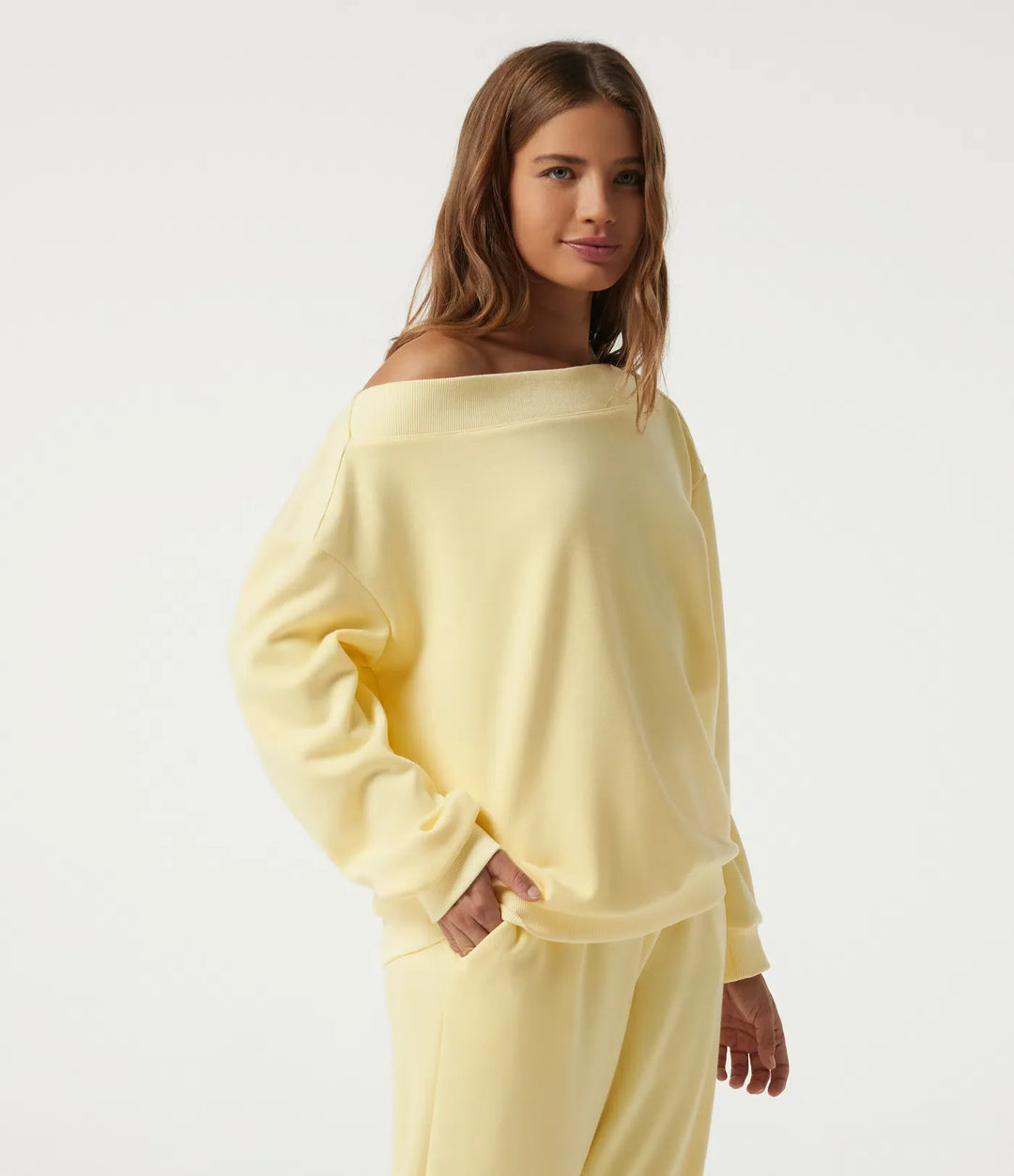 Långärmad vardaglig sweatshirt