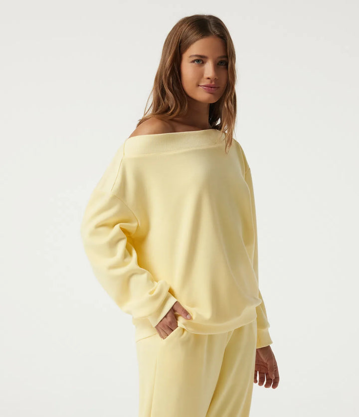 Långärmad vardaglig sweatshirt
