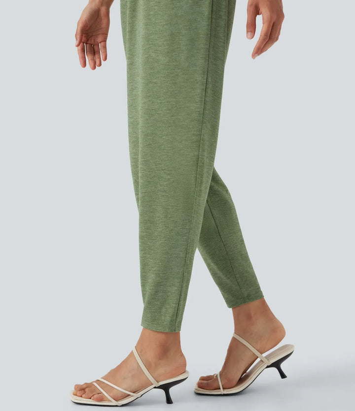 U-ringad harem vardaglig jumpsuit med fickor-Easy Peezy Edition DD-F-kupor