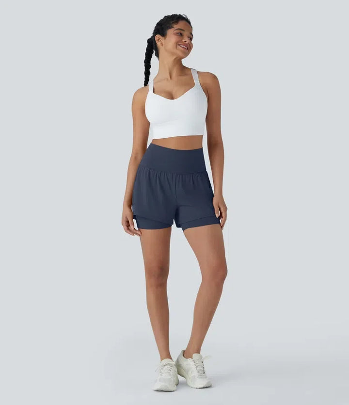 SoftlyZero Airy med extra hög midja 2-i-1 InstantCool yogashorts 5&
