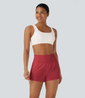 SoftlyZero Airy med extra hög midja 2-i-1 InstantCool yogashorts med fickor