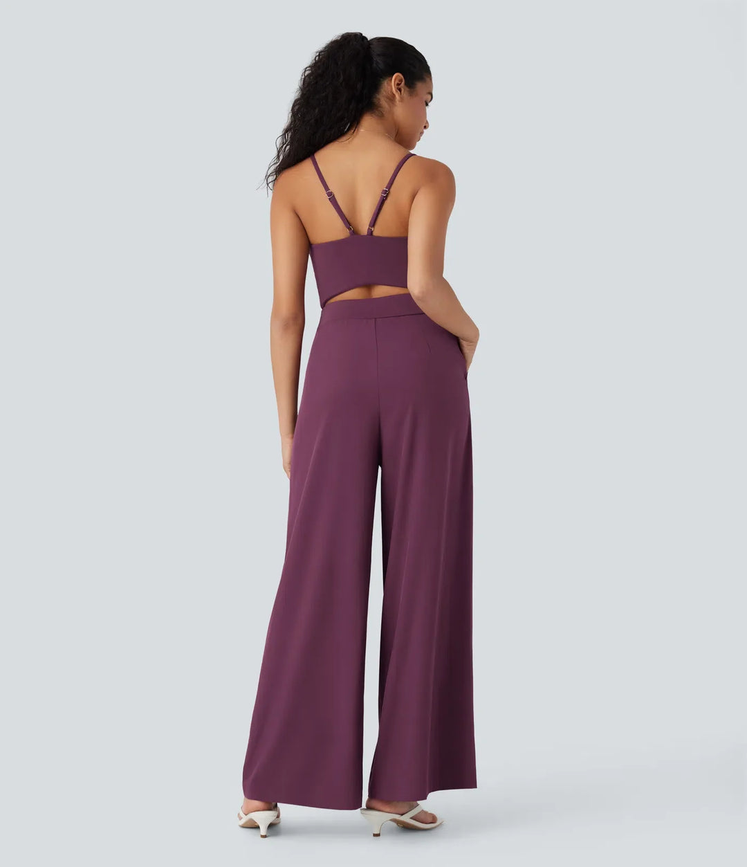 Breezeful vida ben snabbtorkande vardaglig slip jumpsuit med fickor-Easy Peezy Edition