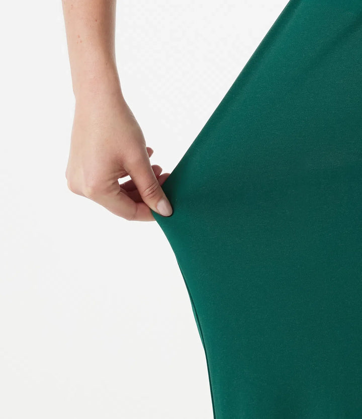 Fyrkantig halsringning inbyggd BH ärmlös jumpsuit-Easy Peezy Edition