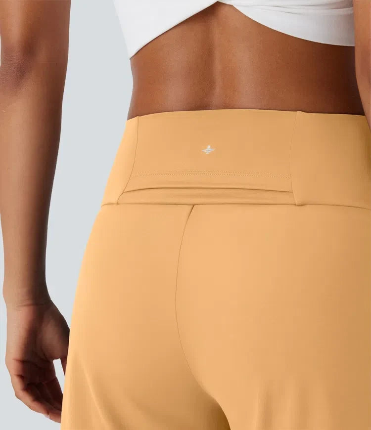 SoftlyZero Airy med hög midja och fickor InstantCool yoga bermudashorts