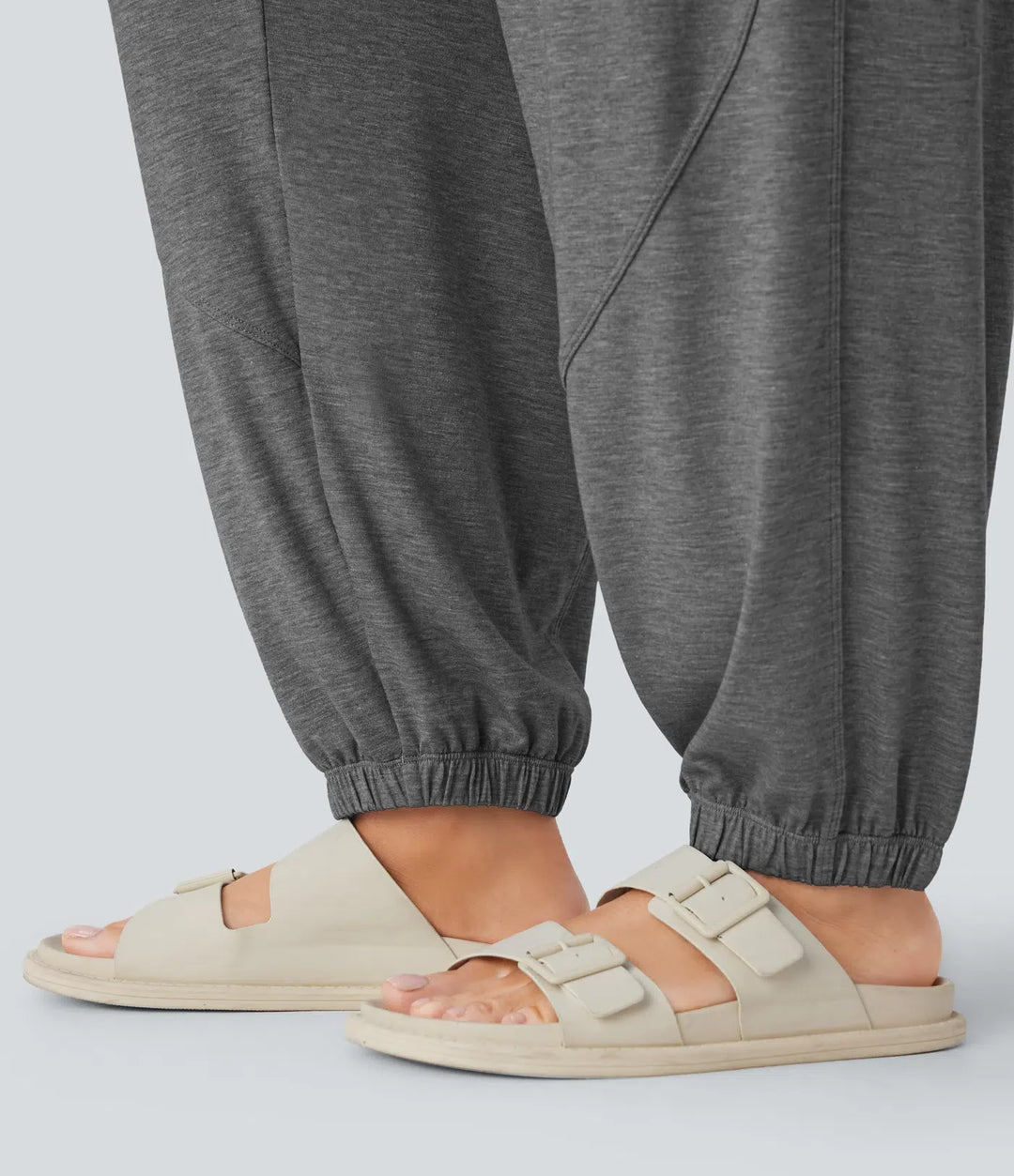 U-ringad dragsko fickor vardaglig jumpsuit