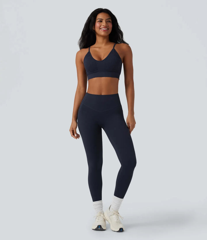 OneForm sömlös flow låg stöd yoga sport-BH