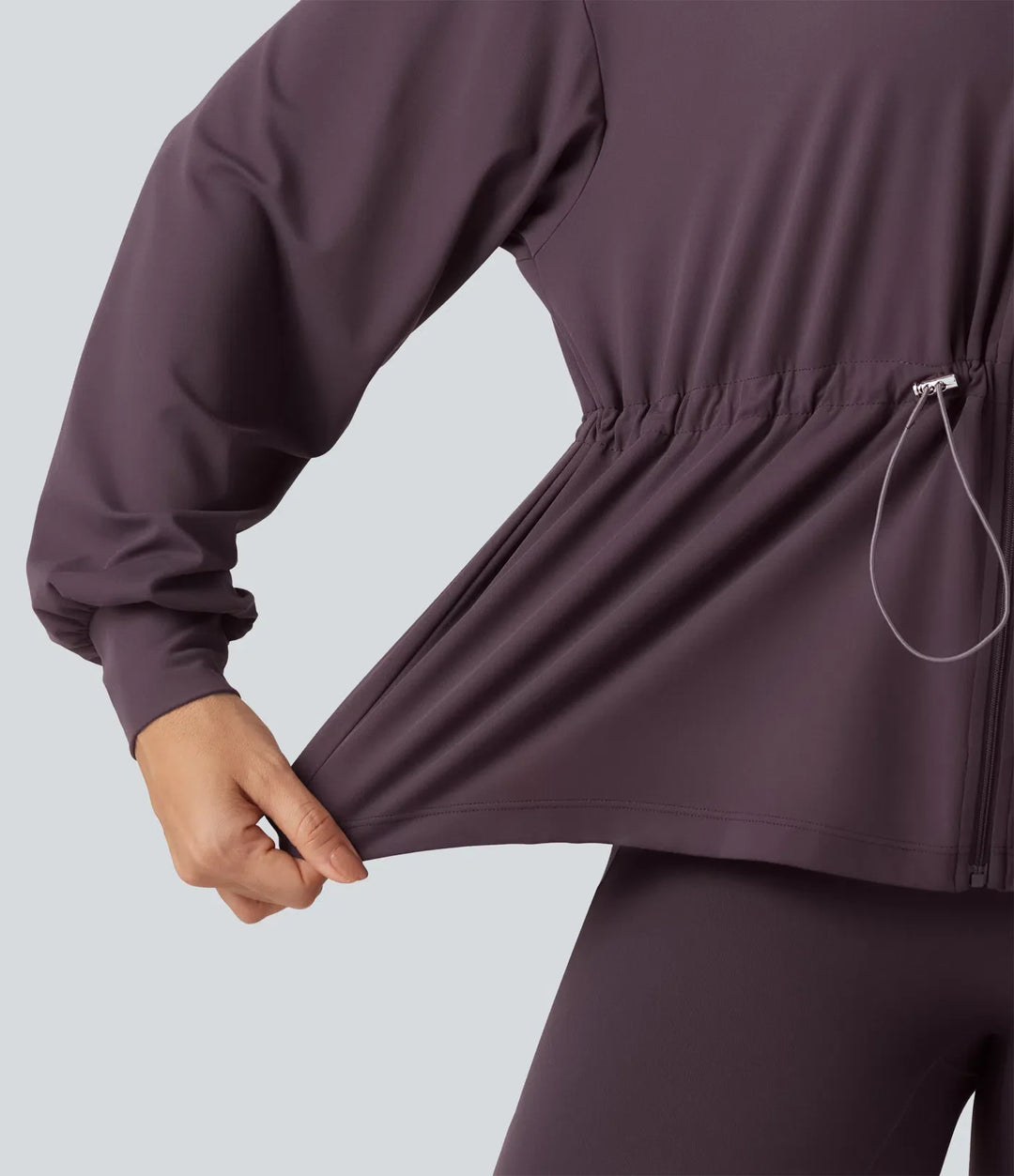 SoftlyZero hög hals långärmad yogajacka