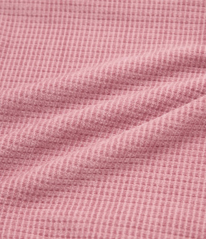 Knytning fram justerbar fåll chenille våffelstruktur vardaglig overall med fickor