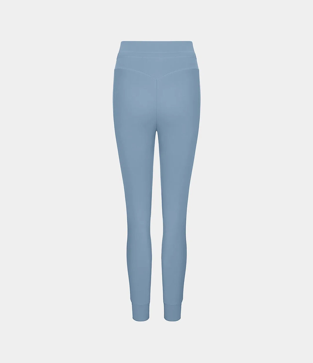 SoftlyZero Plush med hög midja dragsko ficka enfärgad fullängd joggingbyxor