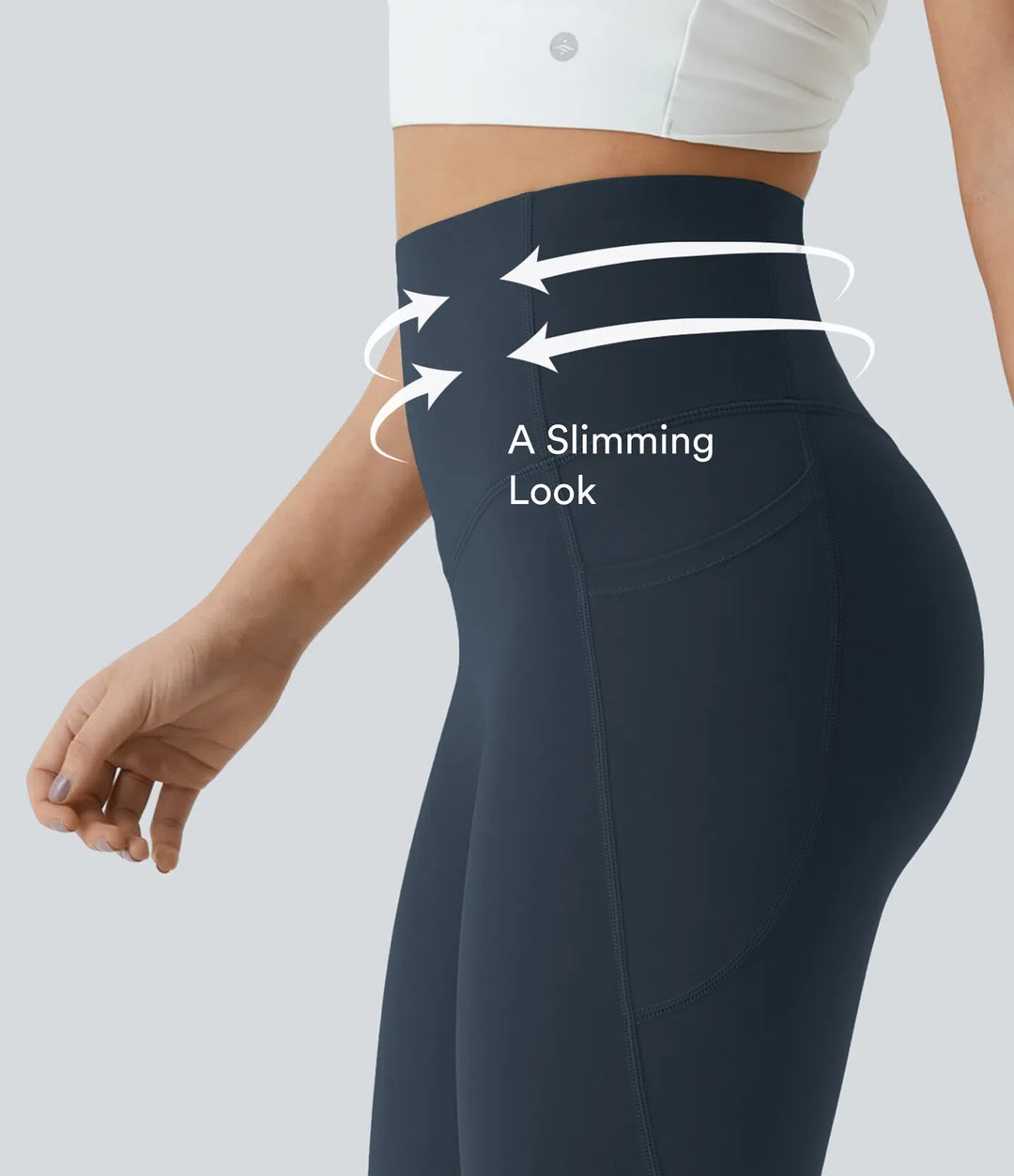 Lyckera UltraSculpt högmidjad scrunch med rumplyft magkontroll ficka formande träningsleggings
