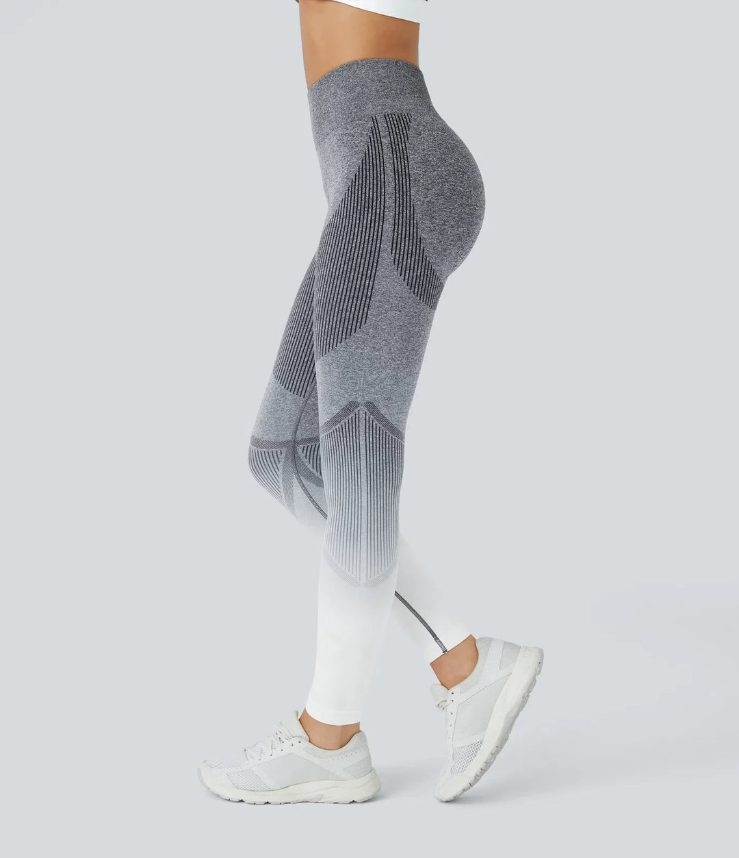 OneForm sömlös flow högmidjad gradient löpning leggings