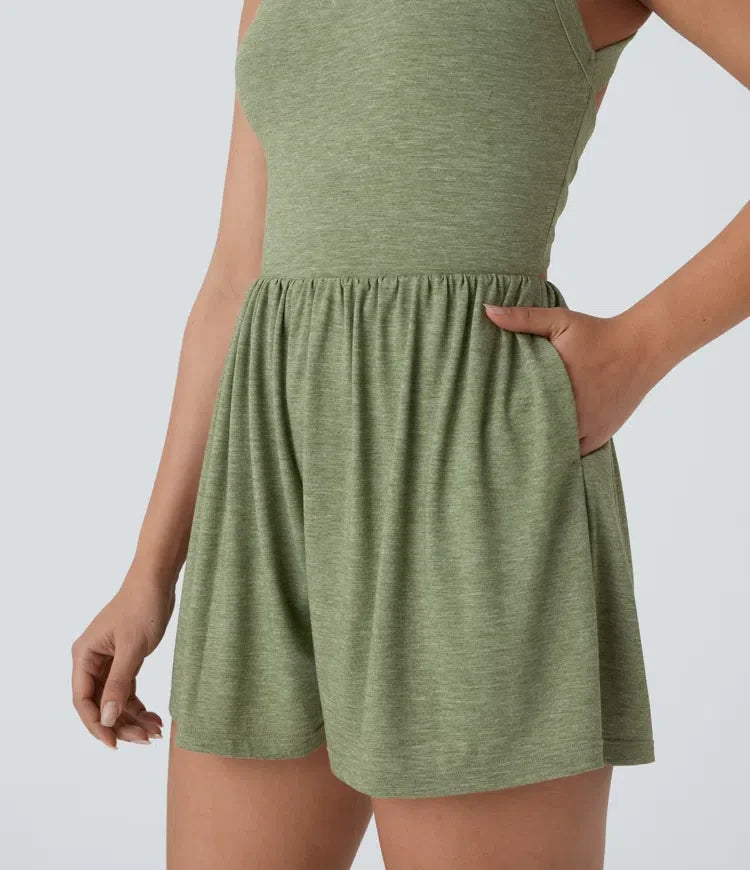 Ficka 2-i-1 playsuit – Easy Peezy-utgåva