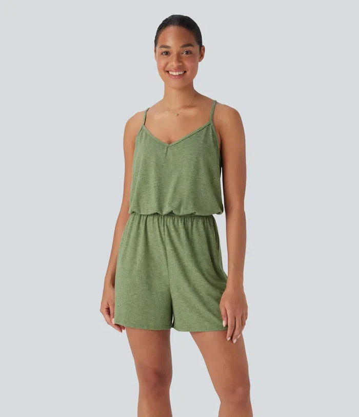 Vida ben jumpsuit med fickor