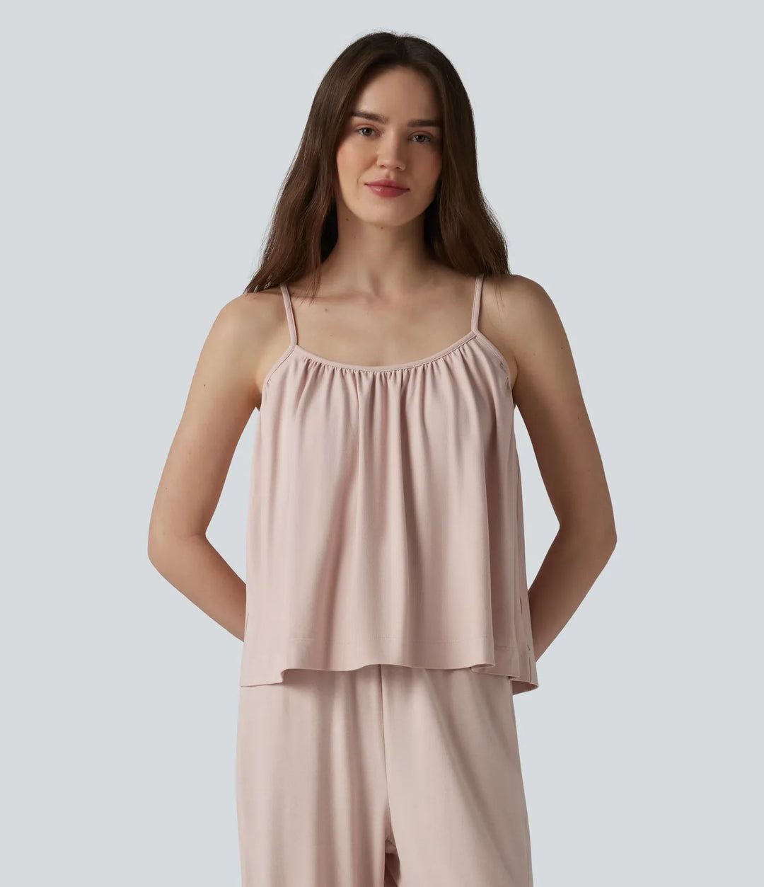 Draperad avkoppling linne