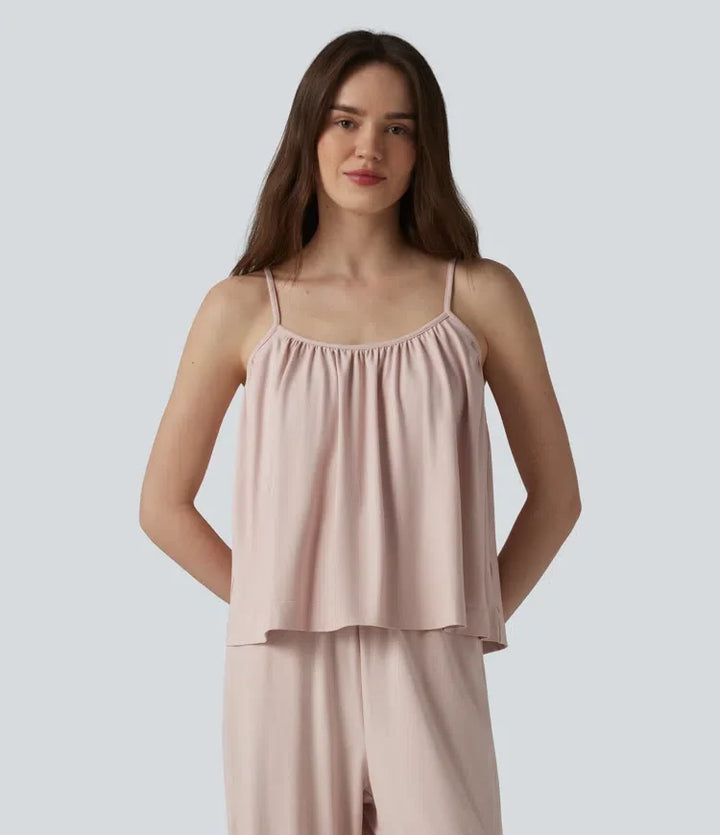 Draperad avkoppling linne