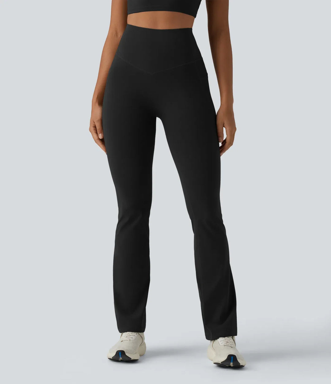 Lyckera UltraSculpt högmidjad rumplyftande magkontroll bootcut yogaleggings med fickor