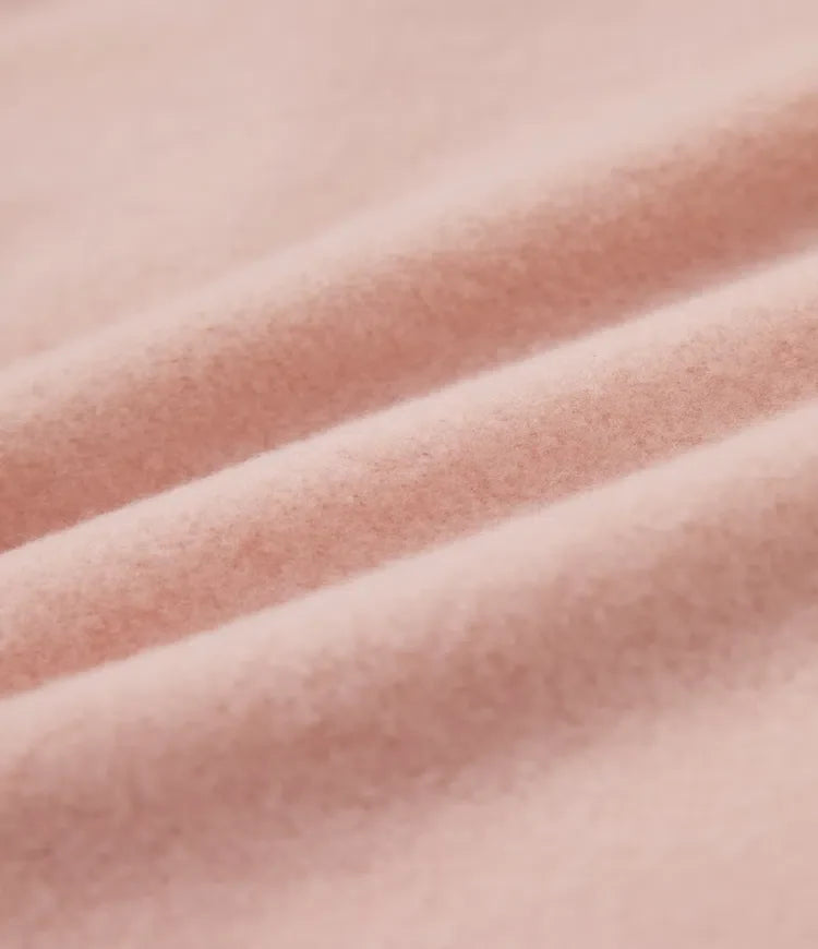Med huva långärmad oversized fleece vardaglig sweatshirt med fickor