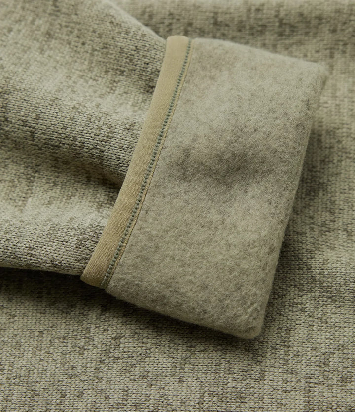 Ståkrage långärmad dragkedjegylf vandring fleece melerad jacka med fickor