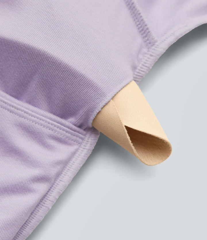 Ribbad halterneck knytband i ryggen bara axlar inbyggd bh långärmad jumpsuit för vardag med fickor