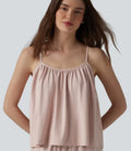 Draperad avkoppling linne