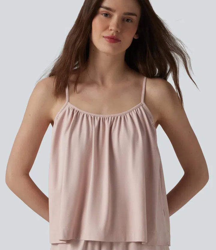 Draperad avkoppling linne