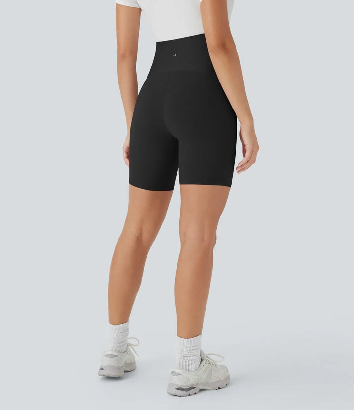 SoftlyZero med extra hög midja gravid yoga cykelshorts 7&