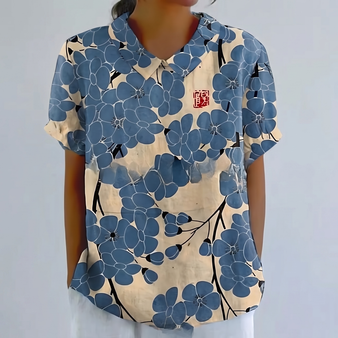 ROSEDENE SALVIBLÖSIG BLUS