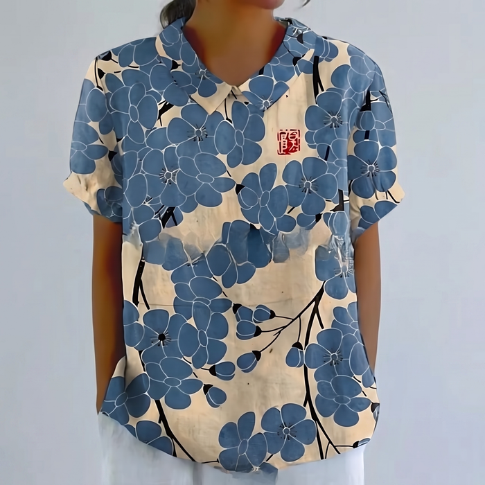 ROSEDENE SALVIBLÖSIG BLUS