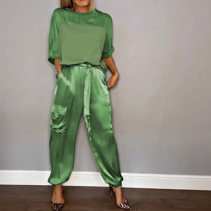 PHILIPPA MJUKT DRAPERAT TVÅDELAT SET