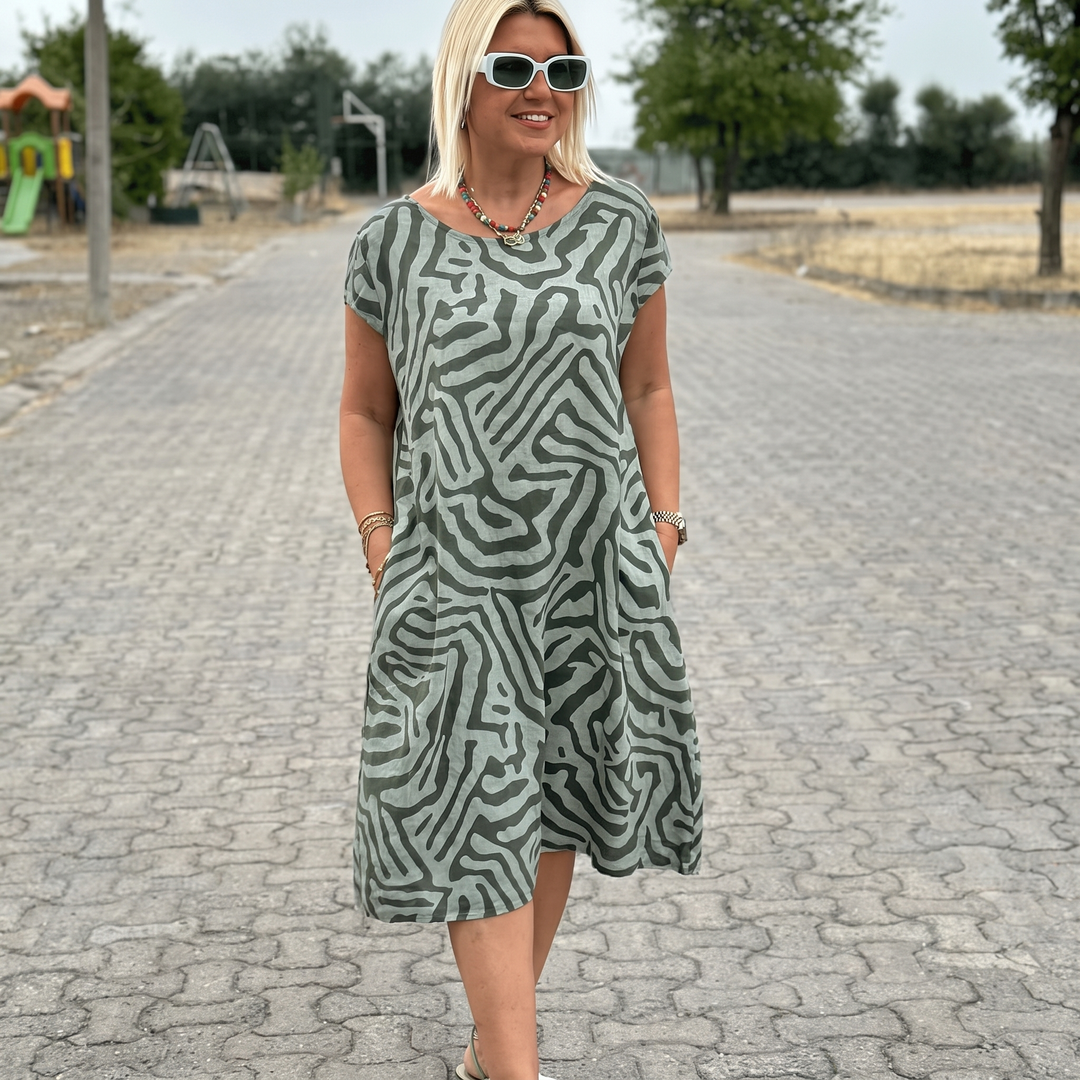 ELINORA BREEZY RUNDHALSAD SOMMERKLÄNNING