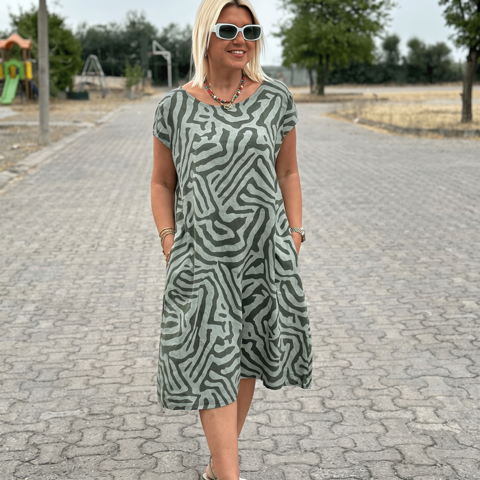 ELINORA BREEZY RUNDHALSAD SOMMERKLÄNNING