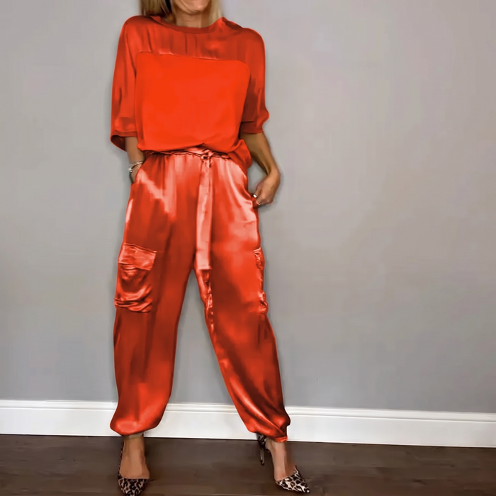 PHILIPPA MJUKT DRAPERAT TVÅDELAT SET