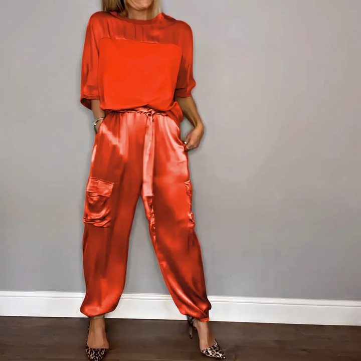 PHILIPPA MJUKT DRAPERAT TVÅDELAT SET