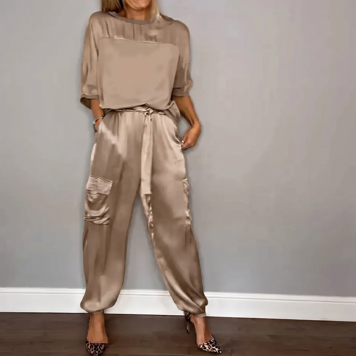PHILIPPA MJUKT DRAPERAT TVÅDELAT SET