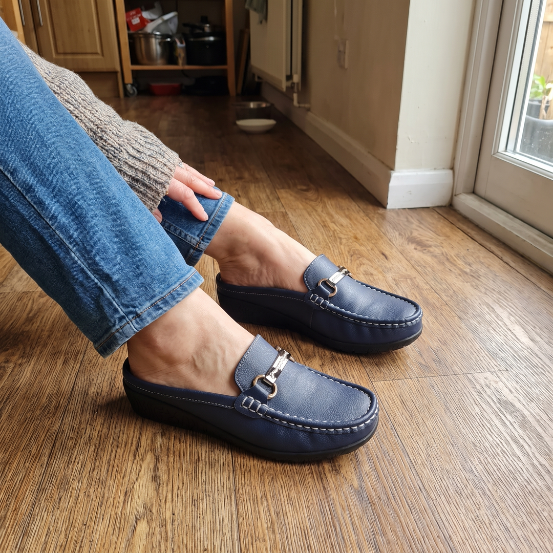 BRIONY KOMFORTLOAFERS I LÄDER
