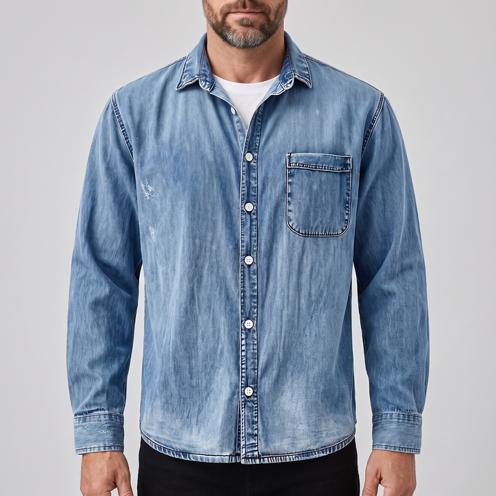 WESTBROOK VINTAGE JEANSSKJORTA