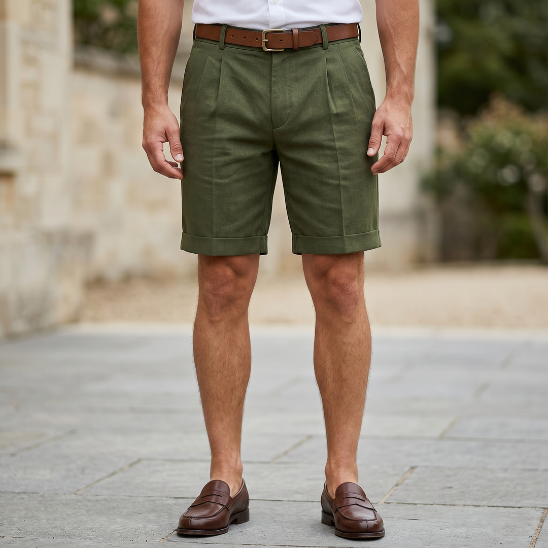 RICHMOND SKRÄDDARSYDDA SOMMARSHORTS