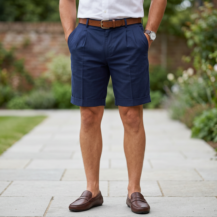 RICHMOND SKRÄDDARSYDDA SOMMARSHORTS