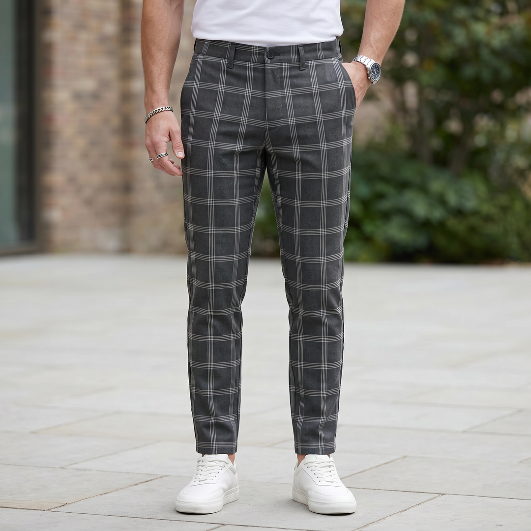 CHESTERFIELD SLIM-FIT RUTIGA BYXOR