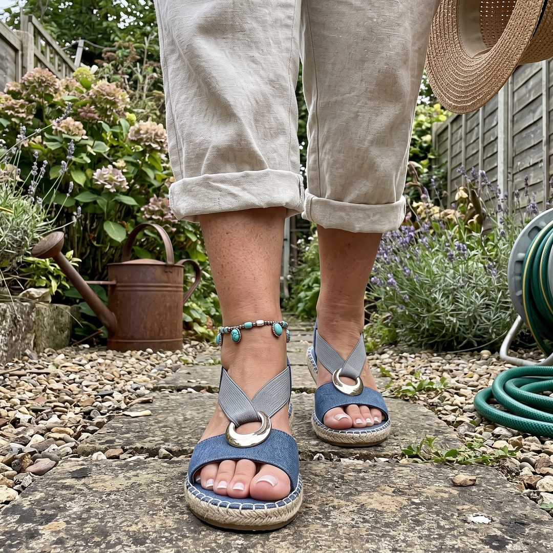 OAKMINSTER SANDALER MED DÄMPNINGSSTÖD